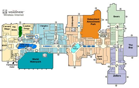 west edmonton mall directory maps.